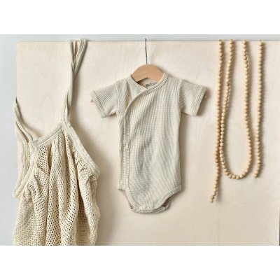 LODGER Romper Short Sleeves Ciumbelle Ivory vel. 68 - 32537_006