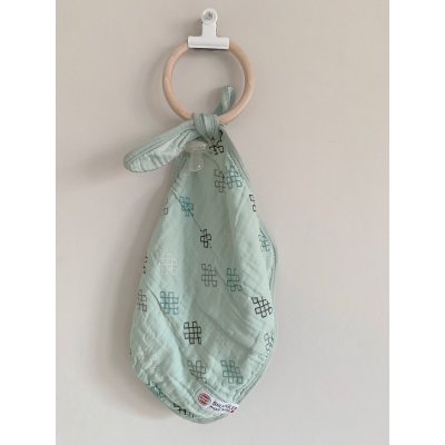 LODGER Snuggler Muslin Knot Xandu Silt Green - 32710_004