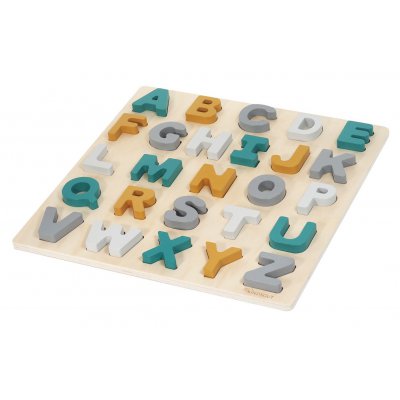 KINDSGUT Dřevěné puzzle ABC Caspar