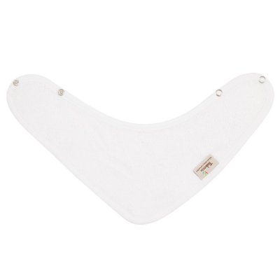 TIMBOO Bandana Bib 36 x 20 cm White