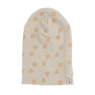 LODGER Beanie Print Rib Birch 1 - 2 roky