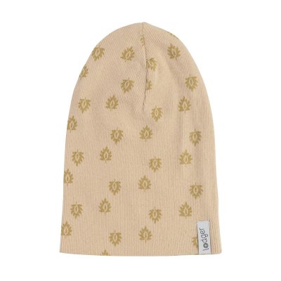 LODGER Beanie Print Rib Linen 1 - 2 roky