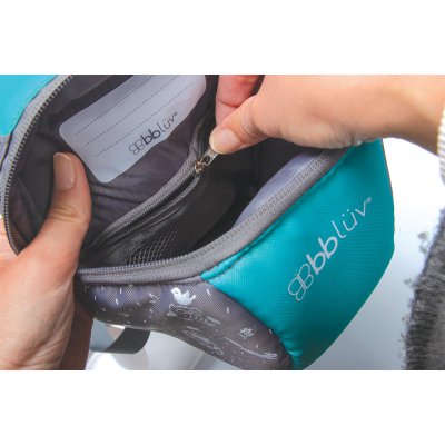 BBLÜV Päk Batůžek s bezpečnostním popruhem Aqua - 39496aq_004