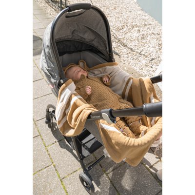 LODGER Skier Empire Fleece Dark Honey 0-3 měsíce - 39686_005