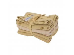 LODGER Swaddler Flame Tribe 3balení 70 x 70 cm Sand - 40402_001