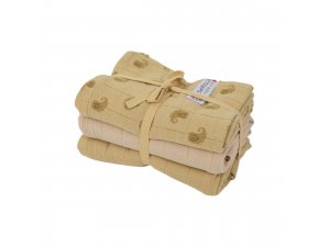 LODGER Swaddler Flame Tribe 3balení 70 x 70 cm Sand - 40402_002