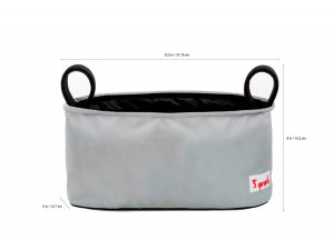 3 SPROUTS Organizér na kočárek Raccoon Teal - 42906rt_002