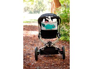 3 SPROUTS Organizér na kočárek Raccoon Teal - 42906rt_003