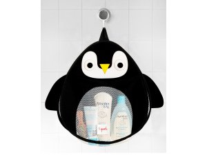3 SPROUTS Organizér do koupelny Penguin Black - 42907pb_001