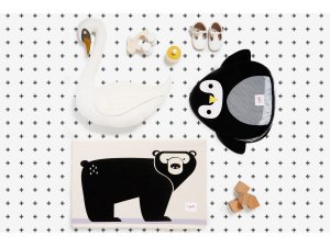 3 SPROUTS Truhla na hračky Bear Black - 42908bb_005