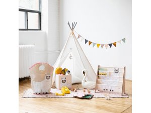 3 SPROUTS Stojan na knížky Llama White - 42910lw_004