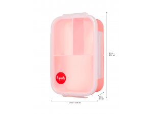 3 SPROUTS Krabička na jídlo Bento Deer Pink - 42911dp_002