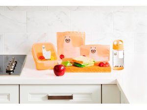 3 SPROUTS Krabička na jídlo Bento Llama Peach - 42911lp_003