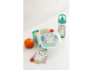 3 SPROUTS Krabička na jídlo Bento Owl Mint - 42911om_004