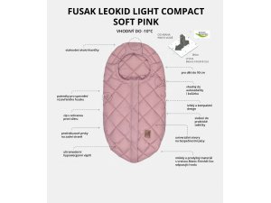 LEOKID Fusak Light Compact Soft Pink - 42845sp_013