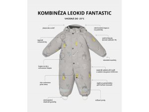 LEOKID Zimní kombinéza Fantastic vel. 12 - 18 měsíců (vel. 80) - 43880_005