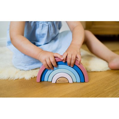 KINDSGUT Dřevěná skládačka Duha - 44090_005
