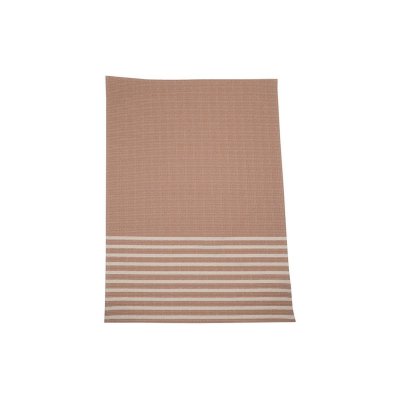 DF MARE KIDS Dětská deka Honeycomb with Stripes Cork 70 x 90 cm