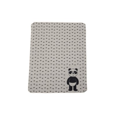 DF JUWEL Dětská deka Panda in Diapers Offwhite 70 x 90 cm