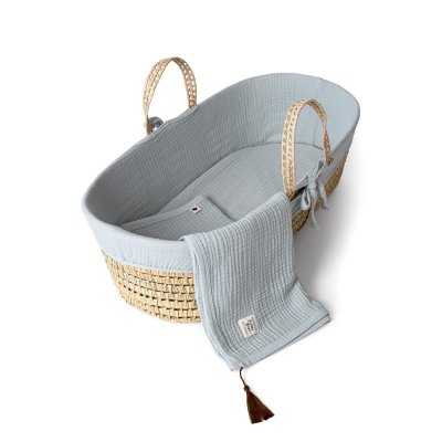 FUNNABABY Kompletní Mojžíšův koš s výbavou Dove Grey - 45511dg_001