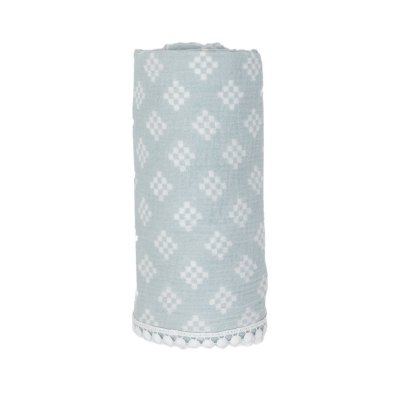 LODGER Swaddler Tribe Muslin Ice Flow