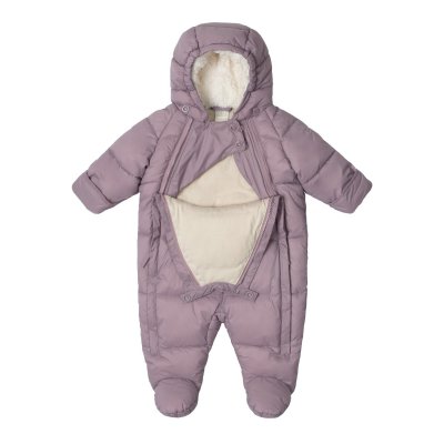 LEOKID Baby Overall Eddy Lilac Gray vel. 0 – 3 měsíce (vel. 56) - 47880_001