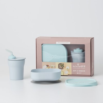 MINIWARE Set Sip & Snack Aqua/Aqua - 48407aa_001