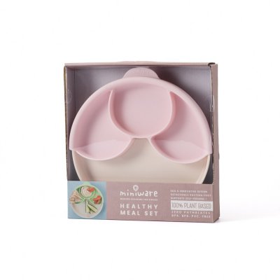 MINIWARE Dělený talíř Healthy Meal Vanilla/Cotton Candy - 48408vc_001