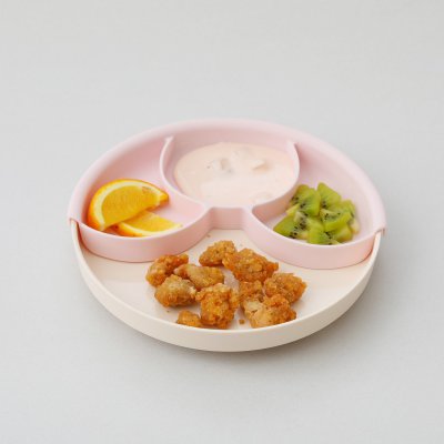 MINIWARE Dělený talíř Healthy Meal Vanilla/Cotton Candy - 48408vc_003