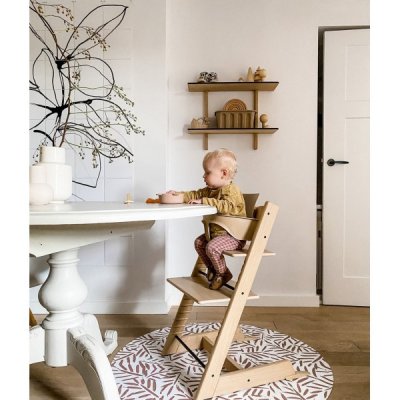 TODDLEKIND Splat Mat Podložka Ocean Leaves Tan 105 cm - 44485ta_005