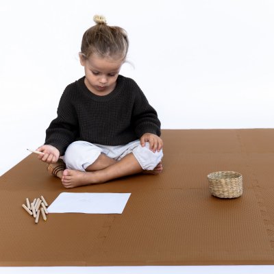TODDLEKIND Classic Hrací podložka Camel 130 x 130 cm - 49582ca_006