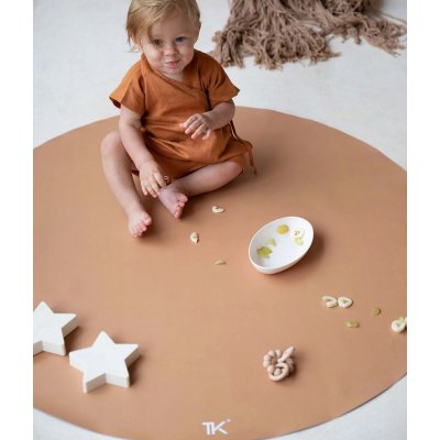 TODDLEKIND Splat Mat Podložka Naturals Camel 105 cm - 44485ca_001