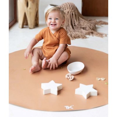 TODDLEKIND Splat Mat Podložka Naturals Camel 105 cm - 44485ca_002