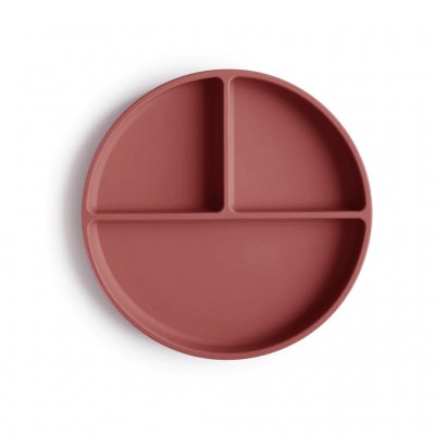 NUUROO Mingo Silikonový dělený talíř Mahogany - 49816ma_001