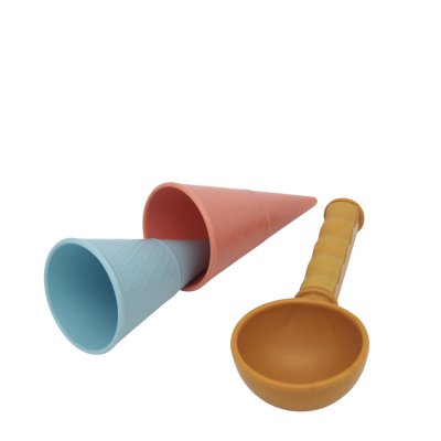 COMPACTOYS Skládací sada na písek 7v1 zelená - 49822_007