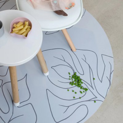 TODDLEKIND Splat Mat Podložka Jungle Grey 105 cm - 44482gr_001