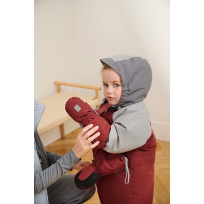 LEOKID Zimní kombinéza Color Block Redwood vel. 18 - 24 měsíců (vel. 86) - 55460_006