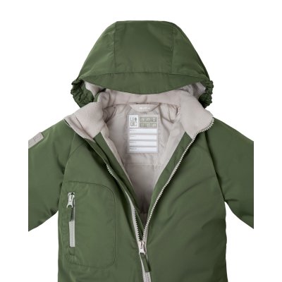 LEOKID Zimní kombinéza One Color Green Lowland vel. 2 - 3 roky (vel. 92) - 55509_002