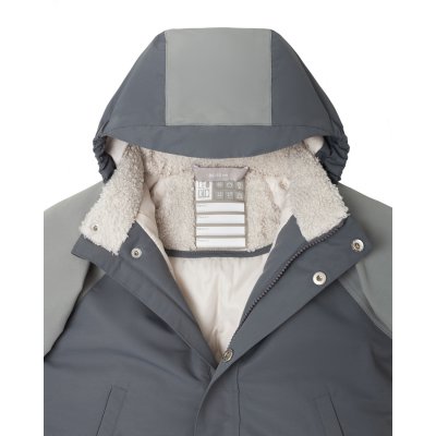 LEOKID Zimní bunda Color Block Fjord Gray vel. 18 - 24 měsíců (vel. 86) - 55526_002