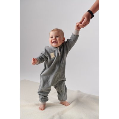 LEOKID Fleecový overal Snowberry Gray Stellar vel. 3 - 4 roky (vel. 98) - 55615_003