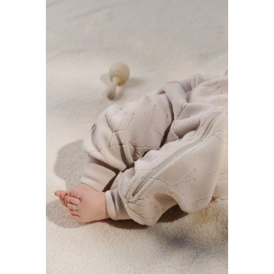 LEOKID Fleecový overal Snowberry Sand Shell vel. 18 - 24 měsíců (vel. 86) - 55640_009