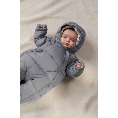 LEOKID Baby Overall Eddy Gray Stellar vel. 0 - 3 měsíce (vel. 56) - 55644_009