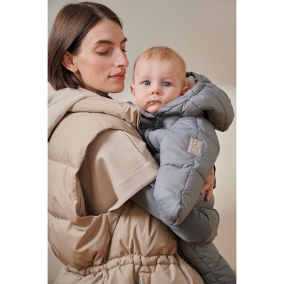 LEOKID Baby Overall Eddy Gray Stellar vel. 0 - 3 měsíce (vel. 56) - 55644_006