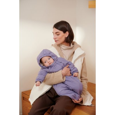LEOKID Baby Overall Lea Lilac Echo vel. 0 - 3 měsíce (vel. 56) - 55656_007
