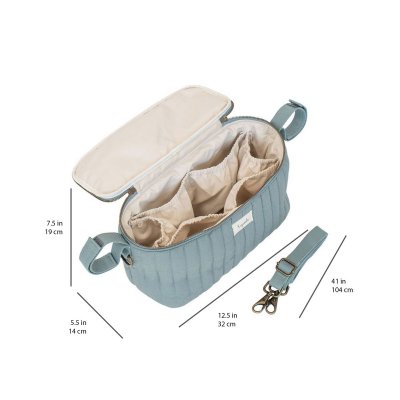 3 SPROUTS Organizér na kočárek prošívaný Solid Balsam Green - 56061bg_003