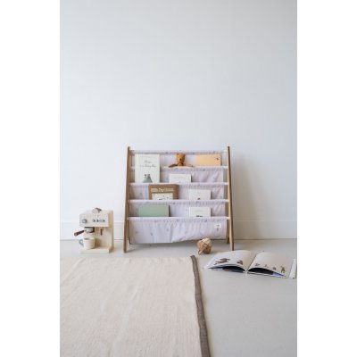 3 SPROUTS Stojan na knížky Recycled Blueberry/Taupe - 57118bt_003