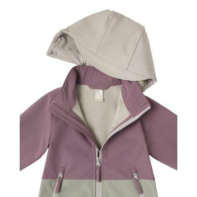 LEOKID Softshellová bunda Color Block Minnow Pink vel. 18 - 24 měsíců (vel. 86) - 65407_002