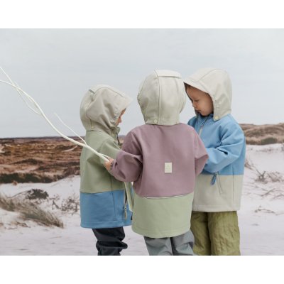 LEOKID Softshellová bunda Color Block Minnow Pink vel. 18 - 24 měsíců (vel. 86) - 65407_005