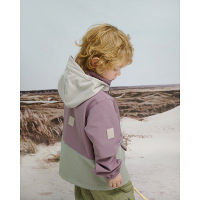 LEOKID Softshellová bunda Color Block Minnow Pink vel. 18 - 24 měsíců (vel. 86) - 65407_008