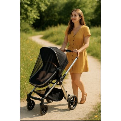 FREEON Univerzální moskytiéra na kočárek Black - 65948_004